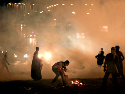 המהומות במצרים, בסוף השבוע (צילום: AP)