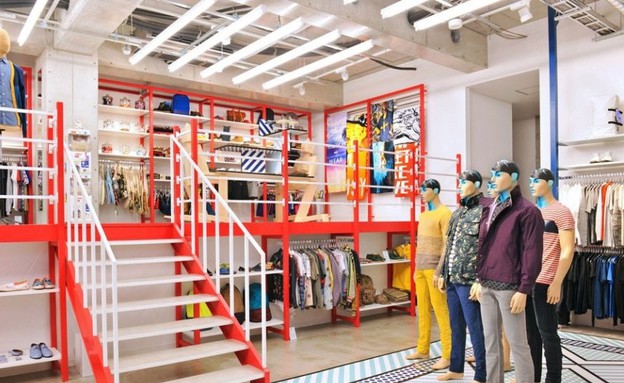 חנויות בגדים, אופן סרמוני גלריה (צילום: redfishagency)