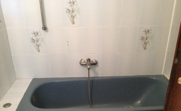 אייר שפירא, לפני אמבטיה, צילום ביתי (צילום: תומר ושחר צלמים)