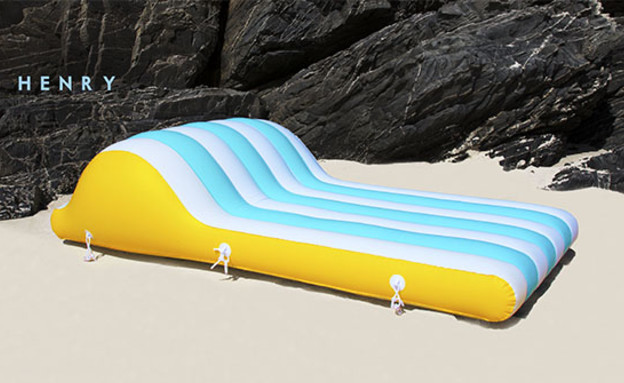 מתנפחים, מזרן חוף (צילום: inflate)