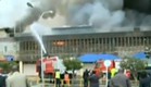 שריפה משתוללת בשדה התעופה בקניה (צילום: CNN)