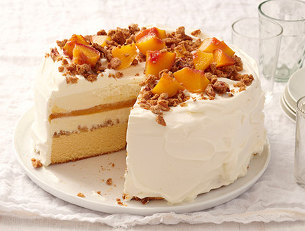 עוגת גלידה אפרסק (צילום: מתוך אתר buzzfeed)