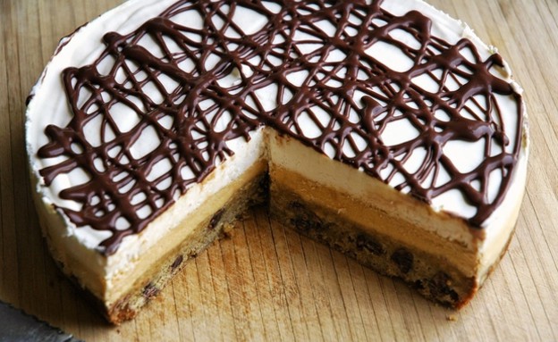 עוגת גלידה עוגיות שוקולד צ'יפס (צילום: מתוך אתר buzzfeed)