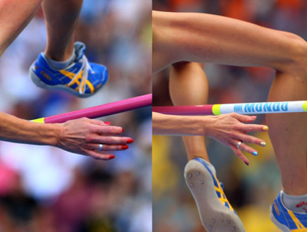 אמה גרין אתלטית שבדית לפני ואחרי (צילום: Cameron Spencer, GettyImages IL)