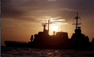 ספינה של חיל הים באילת (צילום: דובר צה"ל)