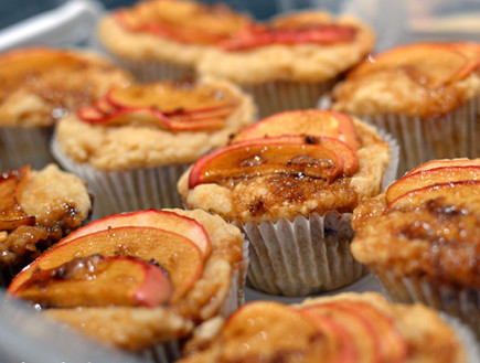 מאפינס תפוחים ללא גלוטן (צילום: www.msihua.com, mako אוכל)