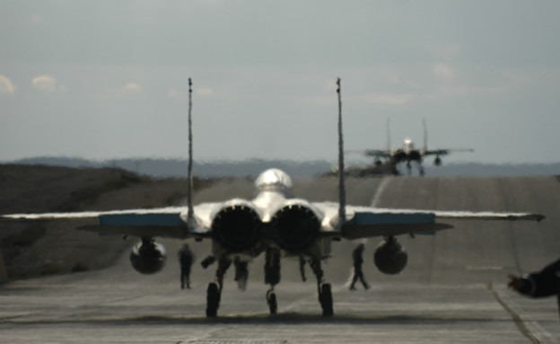 מבצע רגל עץ מטוס F-15 (צילום: אתר חיל האוויר)