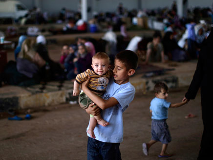 פליטים סורים (צילום: חדשות 2)