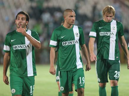 בפעם הראשונה העונה: שחקני חיפה מאוכזבים (צילום: ספורט 5)