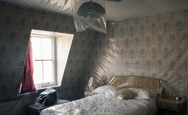 בית מנוילן, חדר שינה (תמונת AVI: צילום מתוך האתר www.ravenrow)