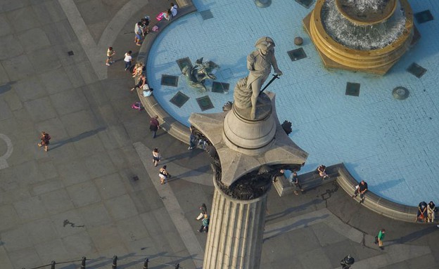כיכר טרפגלר, לונדון, תמונות מלמעלה (צילום: Jason Hawkes, dailymail.co.uk)