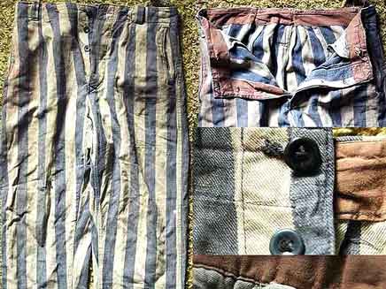 מכנסי הפסים מאושוויץ - לכל דורש (צילום: ebay)