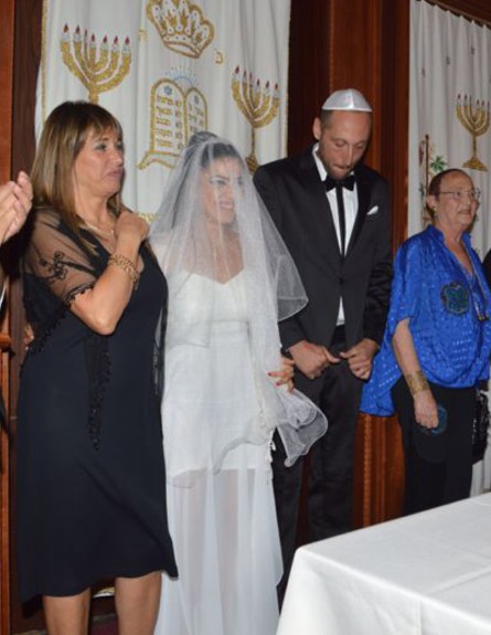 גילי מוסינזון חתונה (צילום: צ'ינו פפראצי)