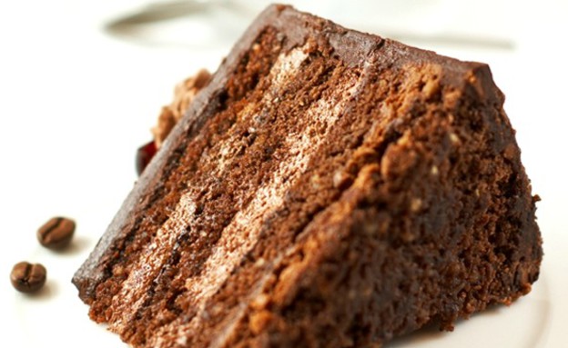 עוגות שוקולד - עוגת פאדג' שכבות (צילום: צילום מסך מהאתר www.sheknows.co.uk)