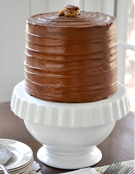 עוגות שוקולד - עוגת שוקולד צרה וגבוהה (אורך) (צילום: צילום מסך מהאתר www.lemon-sugar.com)