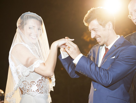 החתונה של רן וליאת (צילום: דימה וזינוביץ)