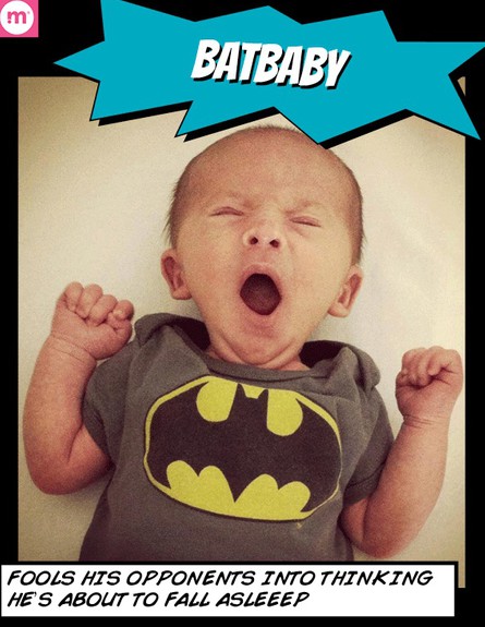 ילדי על - באטמן שינה (תמונת AVI: mommyshorts.com)