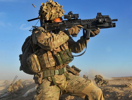 חייל בריטי באפגניסטן  (צילום: רופרט פרר)
