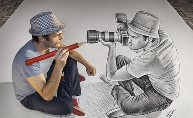 ציורי ענק של בן היינה (צילום: deviantart.com)