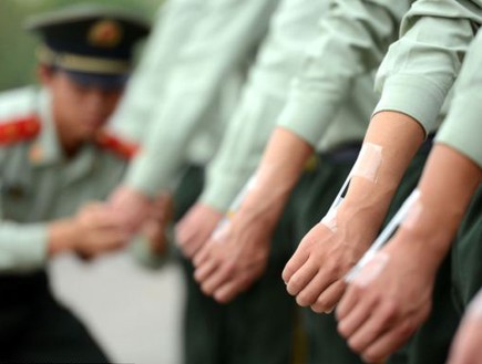 מסדר בצבא סין (צילום: קווירקי צ'יינה ניוז)