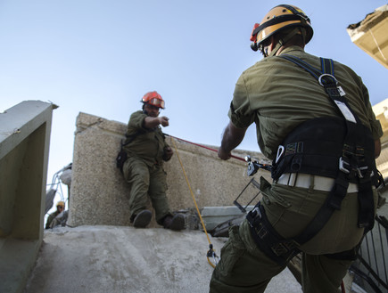 יחידת החילוץ הארצית של פיקוד העורף (צילום: דובר צה