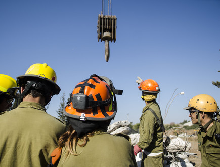 יחידת החילוץ הארצית של פיקוד העורף (צילום: דובר צה