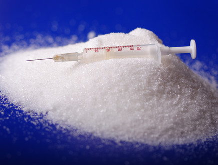 מזרק אינסולין וסוכר (צילום: אימג'בנק / Thinkstock)