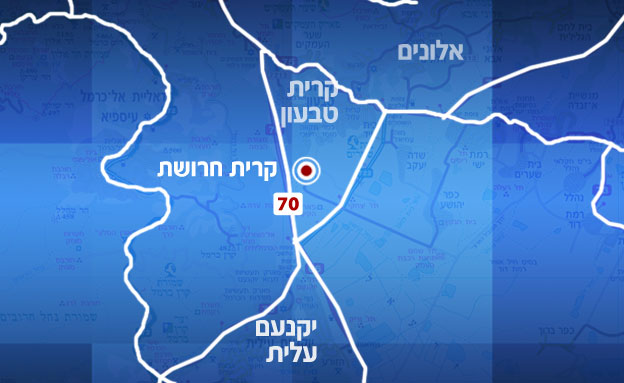 האזור בו אירעה התאונה