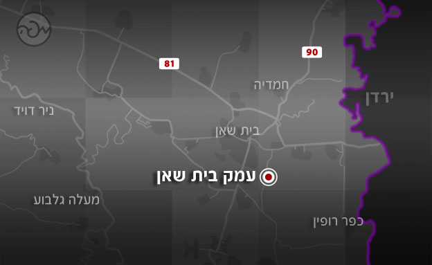 מקום האירוע (צילום: mapa)