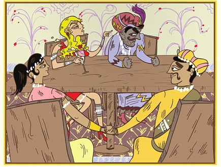 ספר קמא סוטרא - ארוחה (צילום: The Married Kama Sutra, צילום מסך)