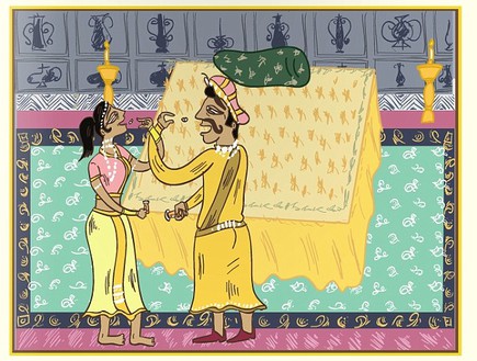 ספר קמא סוטרא - לבד בבית (צילום: The Married Kama Sutra, צילום מסך)