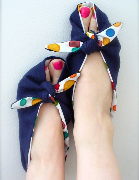 נעלי בית, קשר (צילום: tissupapers.blogspot.com)