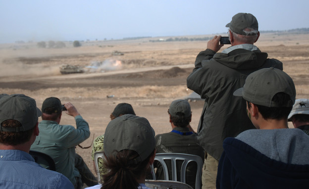 ביקור FIDF ברמת הגולן (צילום: דובר צה"ל)