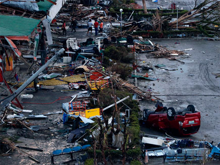 פיליפינים סופה טורנדו הרס (צילום: רויטרס)