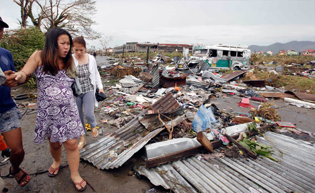 הרס רב בפיליפינים, ארכיון (צילום: רויטרס)