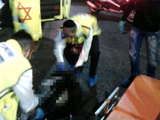 זירת התאונה בתל אביב (צילום: חדשות 2, עזרי עמרם)