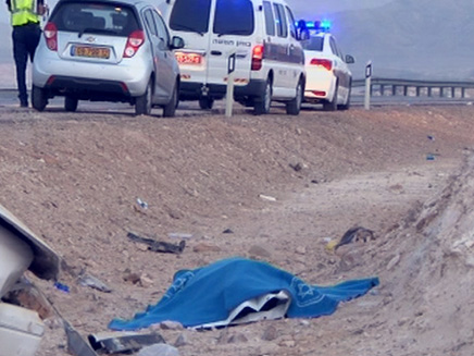 זירת התאונה (צילום: חדשות 2)
