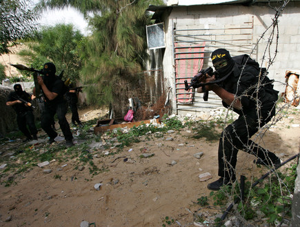 מחבל בג'יהאד האסלאמי (צילום: Abid Katib, GettyImages IL)