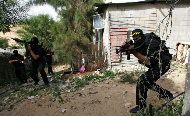 מחבל בג'יהאד האסלאמי (צילום: Abid Katib, GettyImages IL)