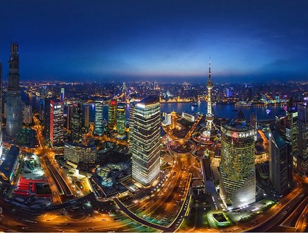 שנגחאי, סין, צילומים פנורמיים (צילום: AirPano)
