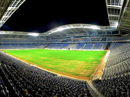 רק מחכים לדשא. איצטדיון סמי עופר (צילום: צבי רוגר, עיריית חיפה) (צילום: ספורט 5)