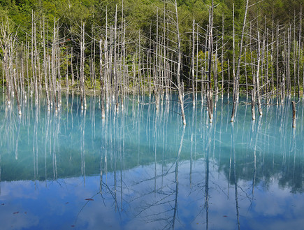 האגם הכחול טורקיז