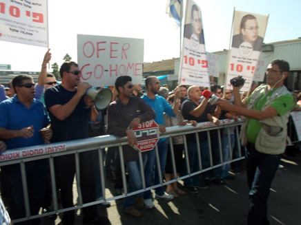 הפגנות העובדים נגד ההנהלה (צילום: חדשות 2)