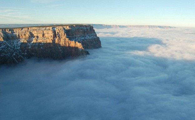 פעם בעשור, עננות בגרנד קניון