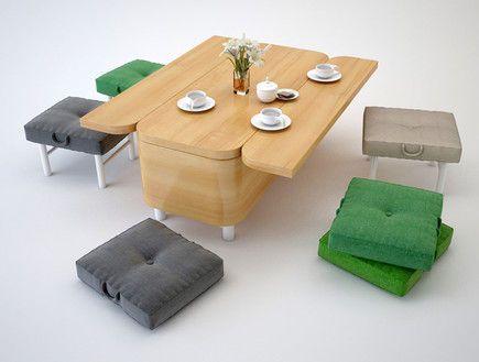 רהיטים מודולרים (צילום: www.behance.net)