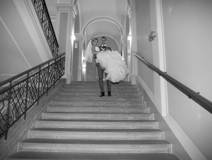 החתונה של אלונה ויורה (צילום: מישה קמינסקי)