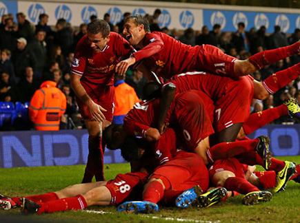 בטירוף שלהם. שחקני ליברפול אמש (gettyimages) (צילום: ספורט 5)