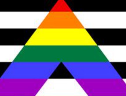 דגל הגאווה - straight alliance