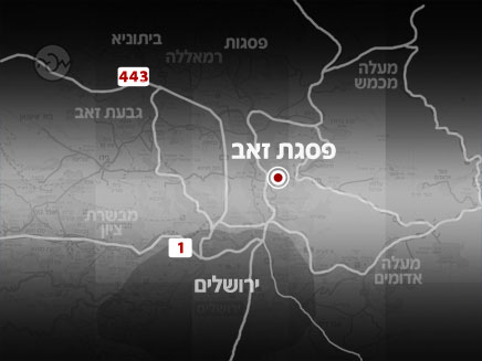 אזור התאונה (צילום: mapa)