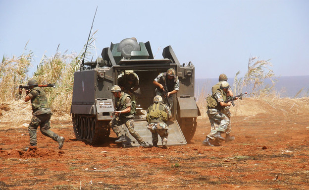 חיילי צבא לבנון באימון (צילום: אתר צבא לבנון)